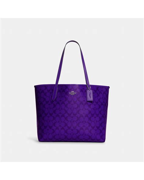 coach outlet purple.